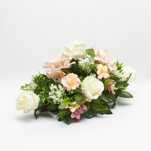 Pasztell Elegancia � Finom Virágkompozíció Otthonod Díszére - otthon & életmód - dekoráció - asztal és polc dekoráció - asztaldísz - Meska.hu