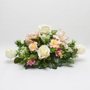 Pasztell Elegancia � Finom Virágkompozíció Otthonod Díszére - otthon & életmód - dekoráció - asztal és polc dekoráció - asztaldísz - Meska.hu