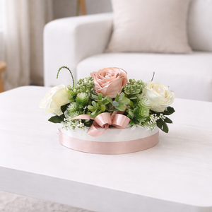  Pasztell virágkompozíció  - esküvő - dekoráció - asztaldísz - Meska.hu