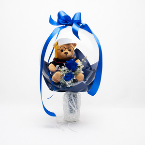 Ballagási macis ballonos csokor –  különleges ballagási ajándék, diplomaosztó ajándék, Otthon & Életmód, Virágdekoráció, Virágok, Virágcsokor, Virágkötés, Lepd meg az ünnepeltet egy igazán egyedi és maradandó ajándékkal! Ez a különleges, átlátszó lufiban..., MESKA