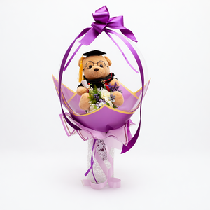 Ballagási macis ballonos csokor �  különleges ballagási ajándék, diplomaosztó ajándék - Meska.hu