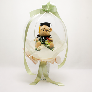 Ballagási macis ballonos csokor �  különleges ballagási ajándék, diplomaosztó ajándék - Meska.hu