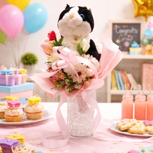 ?? Különleges csokor kicsiknek � nagy örömökkel! ??, Otthon & Életmód, Virágdekoráció, Virágok, Virágcsokor, Virágkötés, MESKA