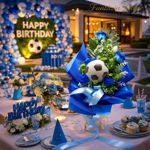 �� Egy csokor kis focistáknak! ��� - otthon & életmód - virágdekoráció - virágok - virágcsokor - Meska.hu