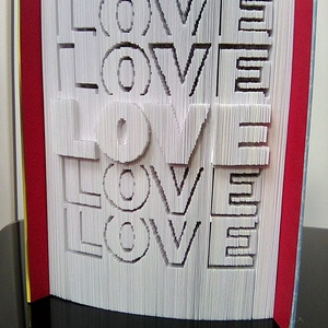 LOVE - otthon & életmód - dekoráció - asztal és polc dekoráció - könyvszobor - Meska.hu