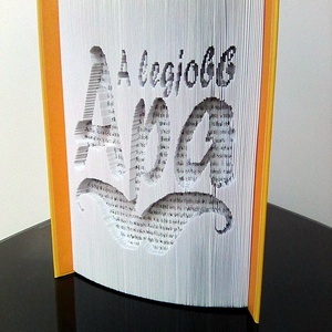 A legjobb Apa - otthon & életmód - dekoráció - asztal és polc dekoráció - könyvszobor - Meska.hu