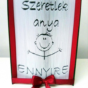 Szeretlek anya - otthon & életmód - dekoráció - asztal és polc dekoráció - könyvszobor - Meska.hu