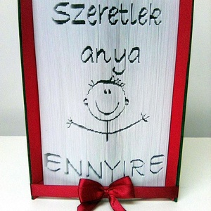 Szeretlek anya - otthon & életmód - dekoráció - asztal és polc dekoráció - könyvszobor - Meska.hu