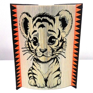 Baby tigris - otthon & életmód - dekoráció - asztal és polc dekoráció - könyvszobor - Meska.hu