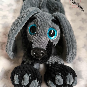 Tacskó alvópajtik - játék & sport - plüssállat & játékfigura - kutya - Meska.hu