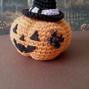 Boszi kalapos halloween tök -  - Meska.hu
