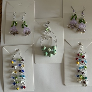 Fülbevaló lógós - ékszer - fülbevaló - lógó fülbevaló - Meska.hu