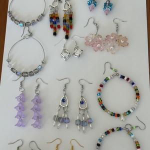 Fülbevaló lógós - ékszer - fülbevaló - lógó fülbevaló - Meska.hu