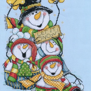Hóember zokni - Let is snow - Meska.hu