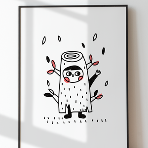 fatörzs print, Művészet, Grafika & Illusztráció, Digitális, Fotó, grafika, rajz, illusztráció, Meska