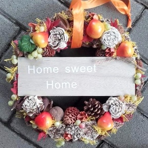 HOME őszi-tarka-terméses dísz, kopogtató, ajtódísz - otthon & lakás - dekoráció - ajtódísz & kopogtató - Meska.hu HOME őszi-tarka-terméses dísz, kopogtató, ajtódísz - otthon & lakás - dekoráció - ajtódísz & kopogtató - Meska.hu