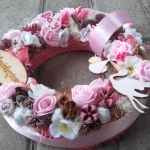 KISLÁNY ÉRKEZIK lány-babaváró-szobadísz, falidísz, függőd�sz, babalátógatóba - otthon & életmód - dekoráció - Meska.hu