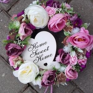 HOME SWEET HOME virágos tavaszi kopogtató, ajtódísz, falidísz - otthon & lakás - dekoráció - ajtódísz & kopogtató - Meska.hu HOME SWEET HOME virágos tavaszi kopogtató, ajtódísz, falidísz - otthon & lakás - dekoráció - ajtódísz & kopogtató - Meska.hu