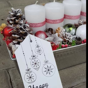 KARÁCSONYI MESE adventi koszorú, adventi box, adventi dekoráció, karácsonyi asztaldísz, karácsonyi dekoráció - karácsony - adventi díszek - adventi koszorú - Meska.hu