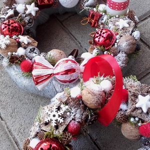 JÁTÉKORSZÁG ADVENT IDEJÉN rácsonyi-adventi ajtódísz és asztaldísz, szett, dekoráció KÉSZTERMÉK - karácsony - adventi díszek - adventi ajtódísz - Meska.hu