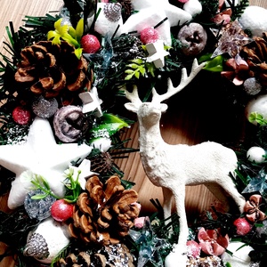 CSODASZARVAS karácsonyi ajtódísz, adventi kopogtató, ünnepi koszorú, adventi koszorú, adventi box - karácsony - adventi díszek - adventi koszorú - Meska.hu