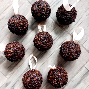 KÁVÉGÖMB, szemes kávés, dekoráció, falidísz RENDELHETŐ, Otthon & Életmód, Dekoráció, Fali és függő dekoráció, Falra akasztható dekor, Mindenmás, Virágkötés, MESKA