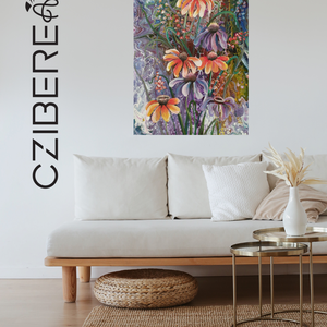 �Virágok akril festmény, Művészet, Festmény, Akril, Festészet, MESKA