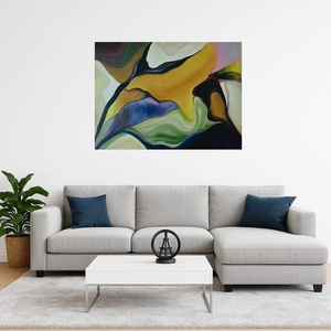 Áramló csend festmény, Művészet, Festmény, Akril, , MESKA