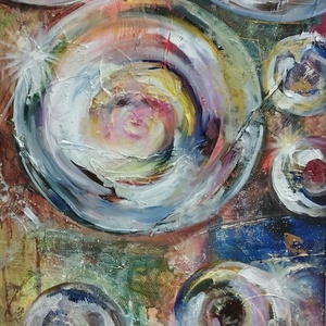 Boldogság 3D festmény, Művészet, Festmény, Akril, , MESKA