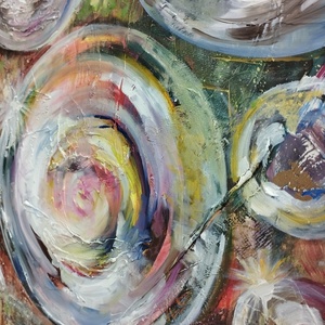 Boldogság 3D festmény - művészet - festmény - akril - Meska.hu