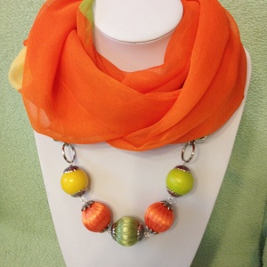 Sál és ékszer 6. (narancs)) -  - Meska.hu
