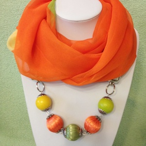 Sál és ékszer 6. (narancs)) -  - Meska.hu