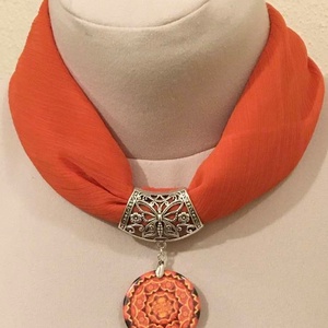 Ékszerkendő - mandala-medál / rövid - Meska.hu