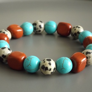  Fogyasztó karkötő,  gumis, gyöngy, ajándék, ásvány, nőnek, lánynak -  - Meska.hu