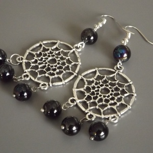 Tennessee álomcsapda fülbevaló, indián, dekoratív, természetes, ajándék, Meska - ékszer - fülbevaló - Meska.hu