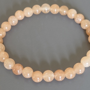 Narancsos tavasz karkötő, elegáns, drágakő, ásvány, ajándék, nőnek, Ékszer, Karkötő, Gyöngyös karkötő, Ékszerkészítés, MESKA