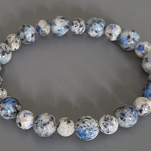 K2 ásványkarkötő, gyöngy, ásvány, ékszer, ajándék, gyógyító, ékszer, Meska, Ékszer, Karkötő, Gyöngyös karkötő, Ékszerkészítés, MESKA