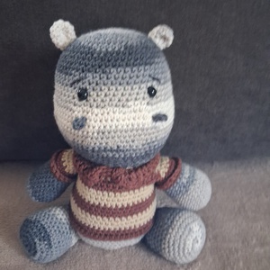 Patrik a viziló, Játék & Sport, Plüssállat & Játékfigura, Más figura, Horgolás, MESKA