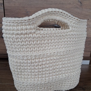 Horgolt táska , Táska & Tok, Kézitáska & válltáska, Kézitáska, Horgolás, MESKA