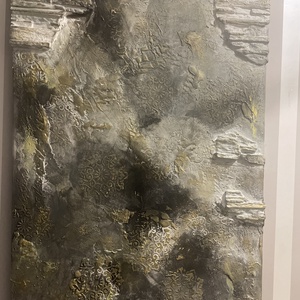 3D Vászonkép, Művészet, Festmény, Festmény vegyes technika, Festészet, Gipszöntés, MESKA