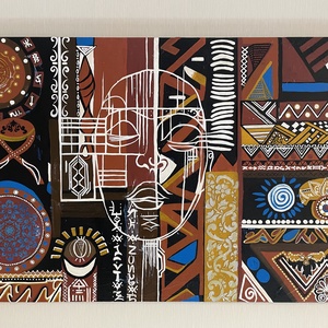 Rúnák, Művészet, Festmény, Akril, Festészet, Mindenmás, MESKA