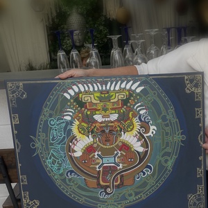 Istenség - művészet - festmény - akril - Meska.hu