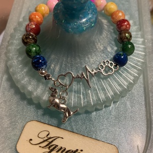 Tacsis karkötő - ékszer - karkötő - karkötő medállal - Meska.hu