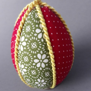 Vidám, tavaszi patchwork húsvéti tojás, Otthon & Életmód, Dekoráció, Dísztárgy, Patchwork, foltvarrás, MESKA