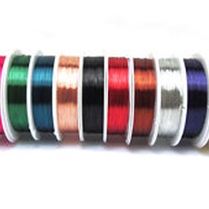 Szines drót 0.6mm - kellékek & szerszámok - gyöngyfűzés kellékek - drót - Meska.hu