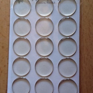 epoxy matrica 25 mm - kellékek & szerszámok - gyöngyfűzés kellékek - egyéb alkatrész - Meska.hu