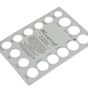 Gyűrűméretező sablon Efco - Meska.hu