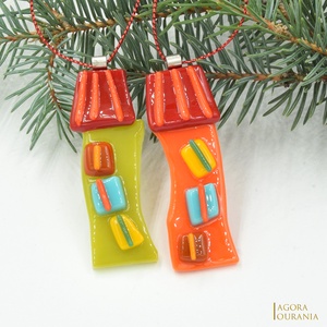 KARÁCSONYfa DÍSZ üveg ÜNNEP No. 99, Karácsony, Karácsonyi lakásdekoráció, Karácsonyfadíszek, Üvegművészet, MESKA