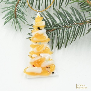 KARÁCSONYfa DÍSZ üveg ÜNNEP No. 95 - Meska.hu