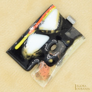 IKEBANA-DO FUSING ÜVEGÉKSZER NO. 100, Ékszer, Nyaklánc, Medál, Ékszerkészítés, Üvegművészet, MESKA